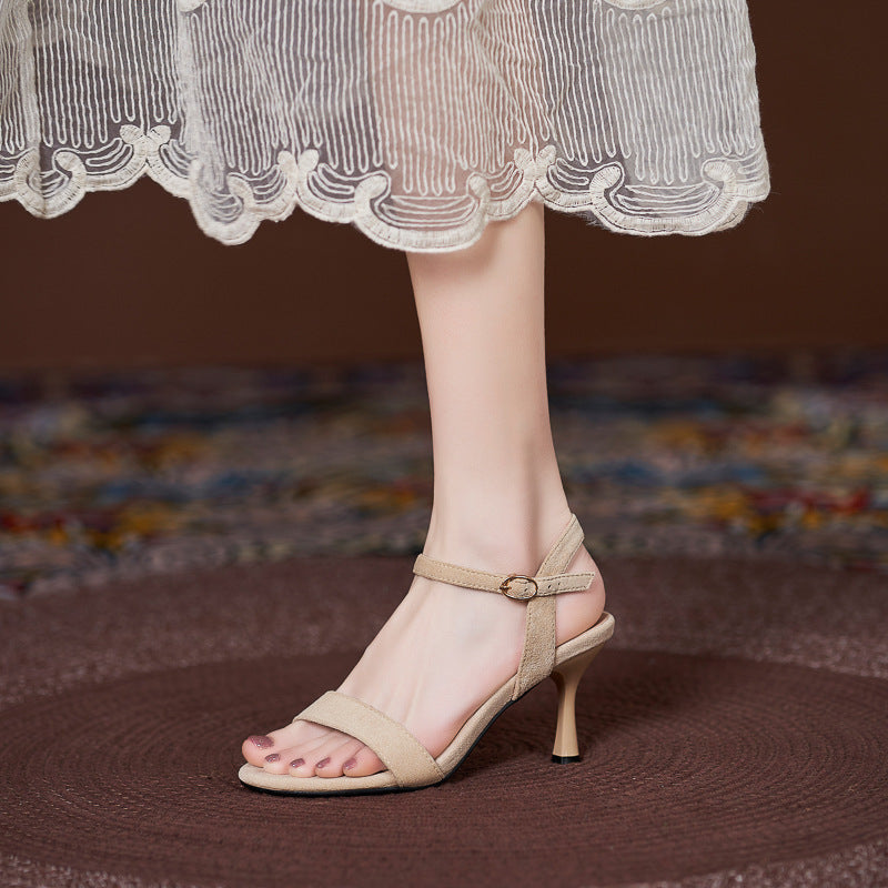 Sandales Femme Petite Taille – Talon Fin Simple