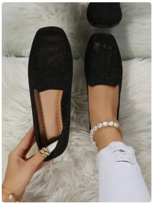 Mocassins Plats à Bout Rond