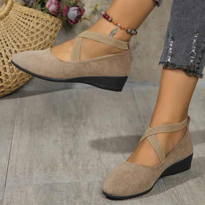 Chaussures Compensées Confort Élégant - Elixoly