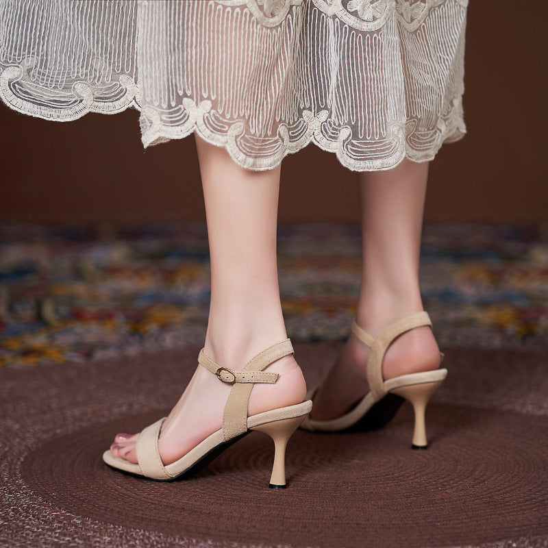 Sandales Femme Petite Taille – Talon Fin Simple