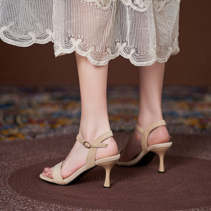 Sandales Femme Petite Taille – Talon Fin Simple