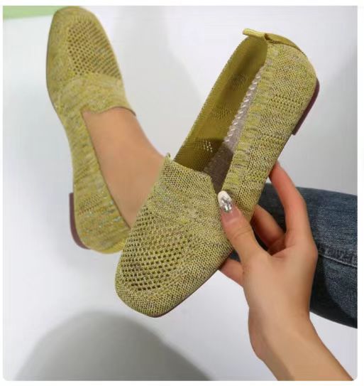 Mocassins Plats à Bout Rond