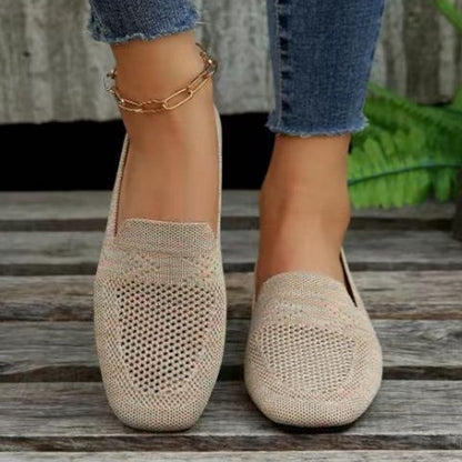 Mocassins Plats à Bout Rond