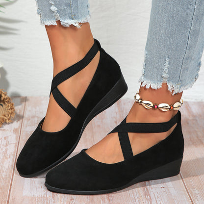 Chaussures Compensées Confort Élégant - Elixoly